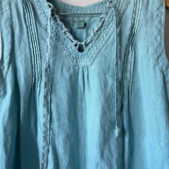 Artisan NY Linen Sleeveless Top - Picture 2 of 8